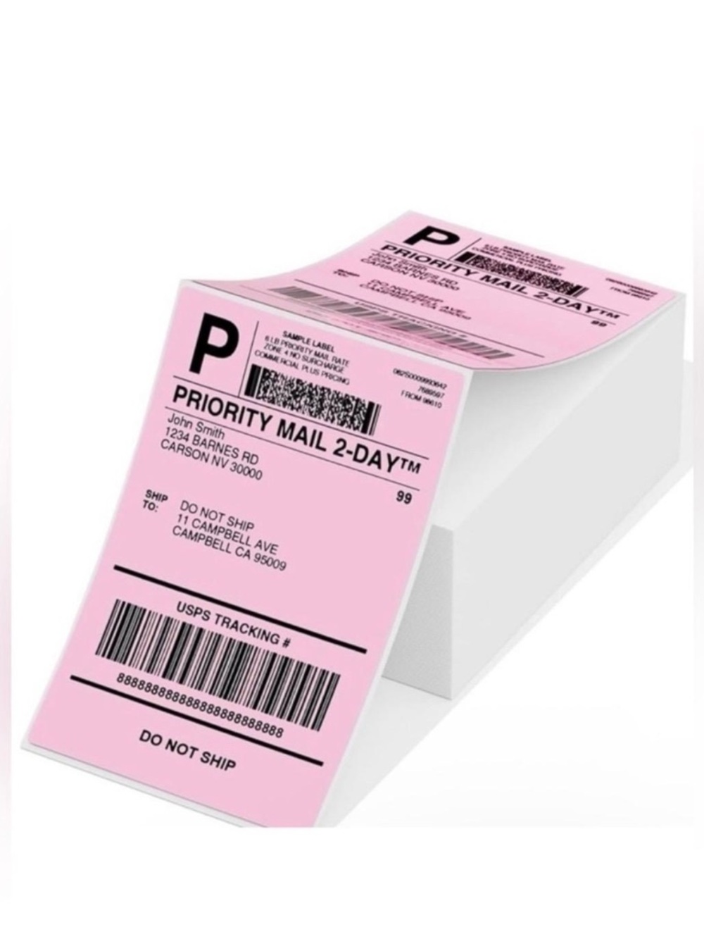kate spade Pink Shipping Label Sticker Sheets